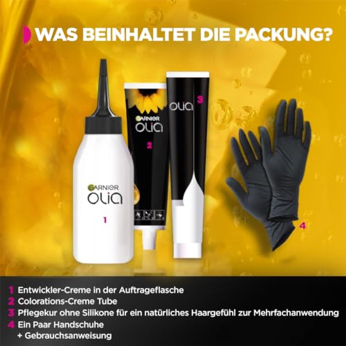 Garnier Olia 5.0 Fluweelbruin Haarverf 3 x 1 stuk – Garnier