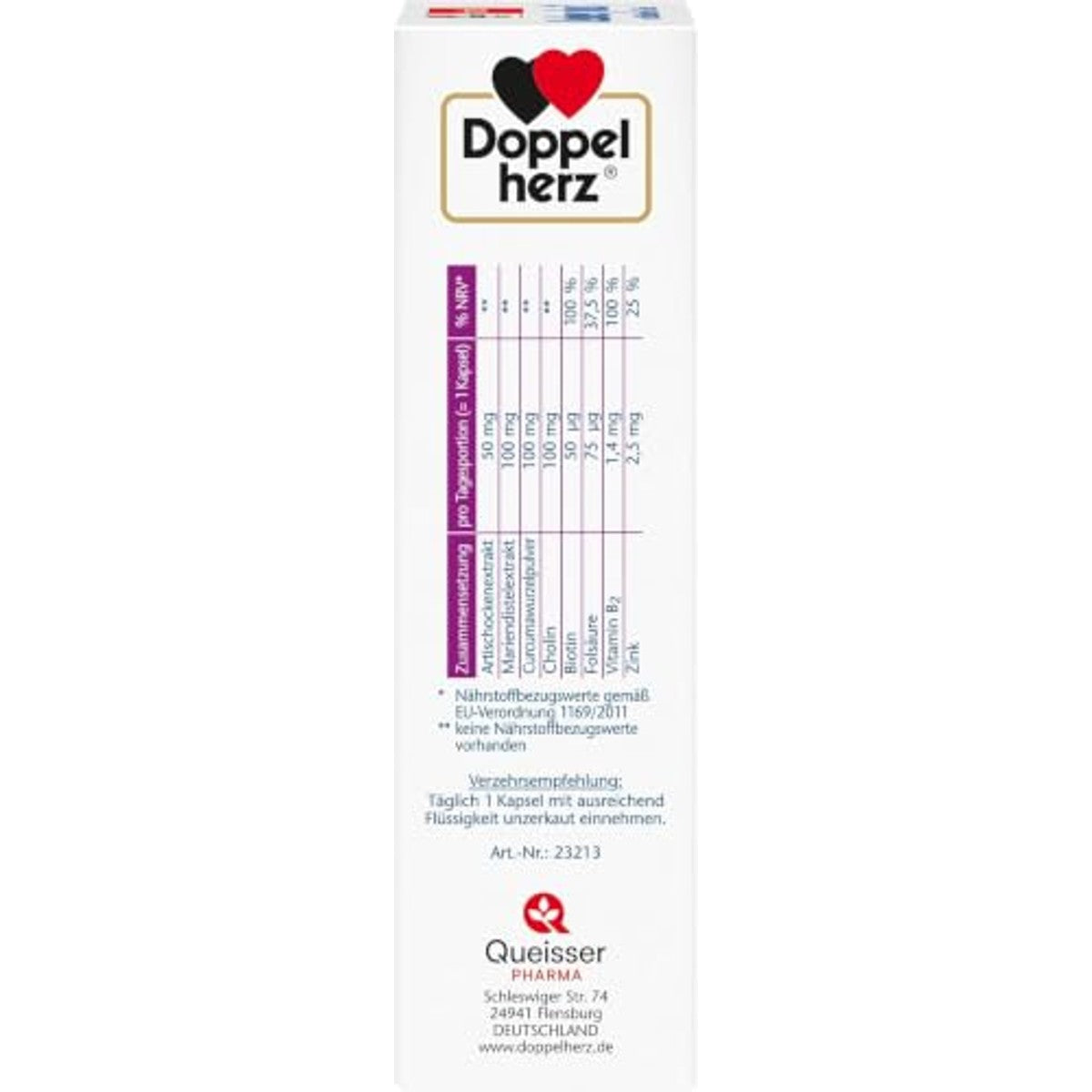 Doppelherz Lever Plus met Mariedistel en Artisjok 80 Capsules - 3-pack