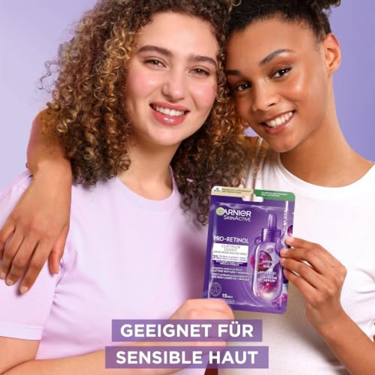 Garnier SkinActive Pro-retinol gladmakend serummasker - 3-pack
