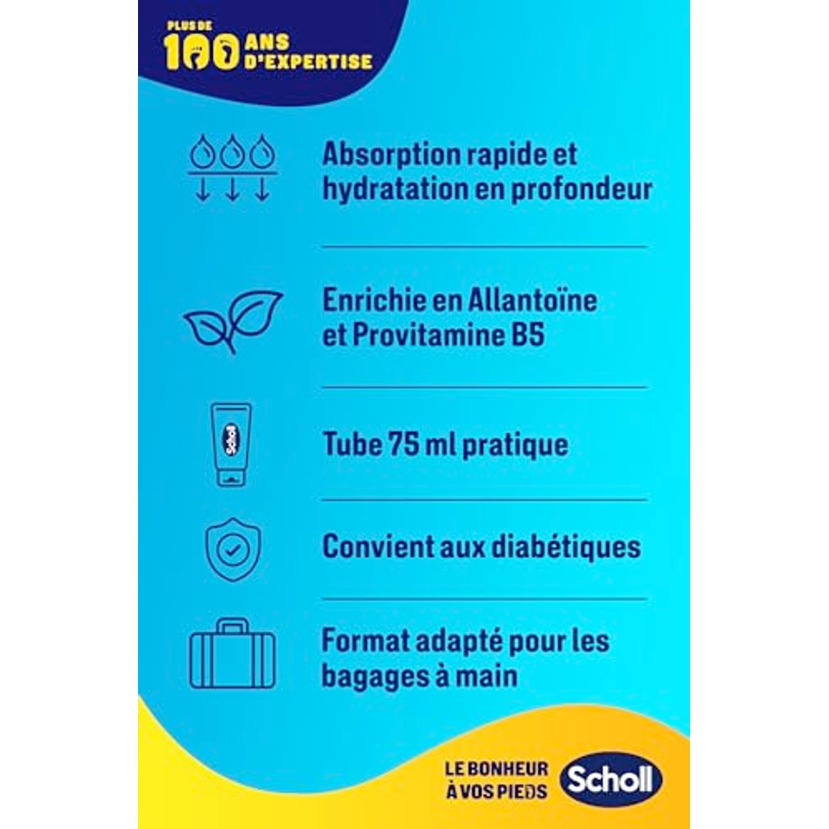Dr. Scholl's Intensiv Nutrition Voetcrème Harde Huid 6 x 75 ml - Voordeelverpakking