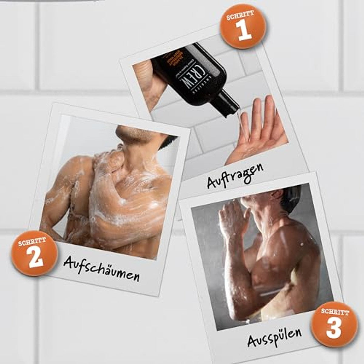 American Crew 24 uur Deodorant Douchegel voor Mannen 450 ml - 3-pack