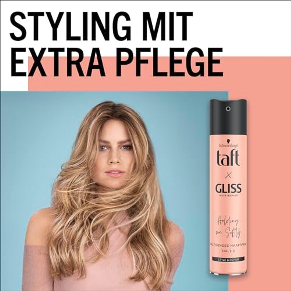 TAFT Gliss Holding me Softly haarspray 250 ml – TAFT