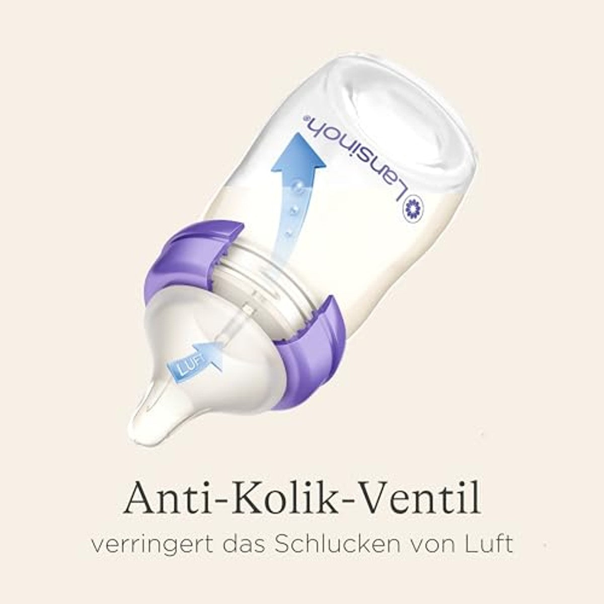 Lansinoh Babyflessen met NaturalWave zuiger S, 160 ml, 2 stuks – Lansinoh
