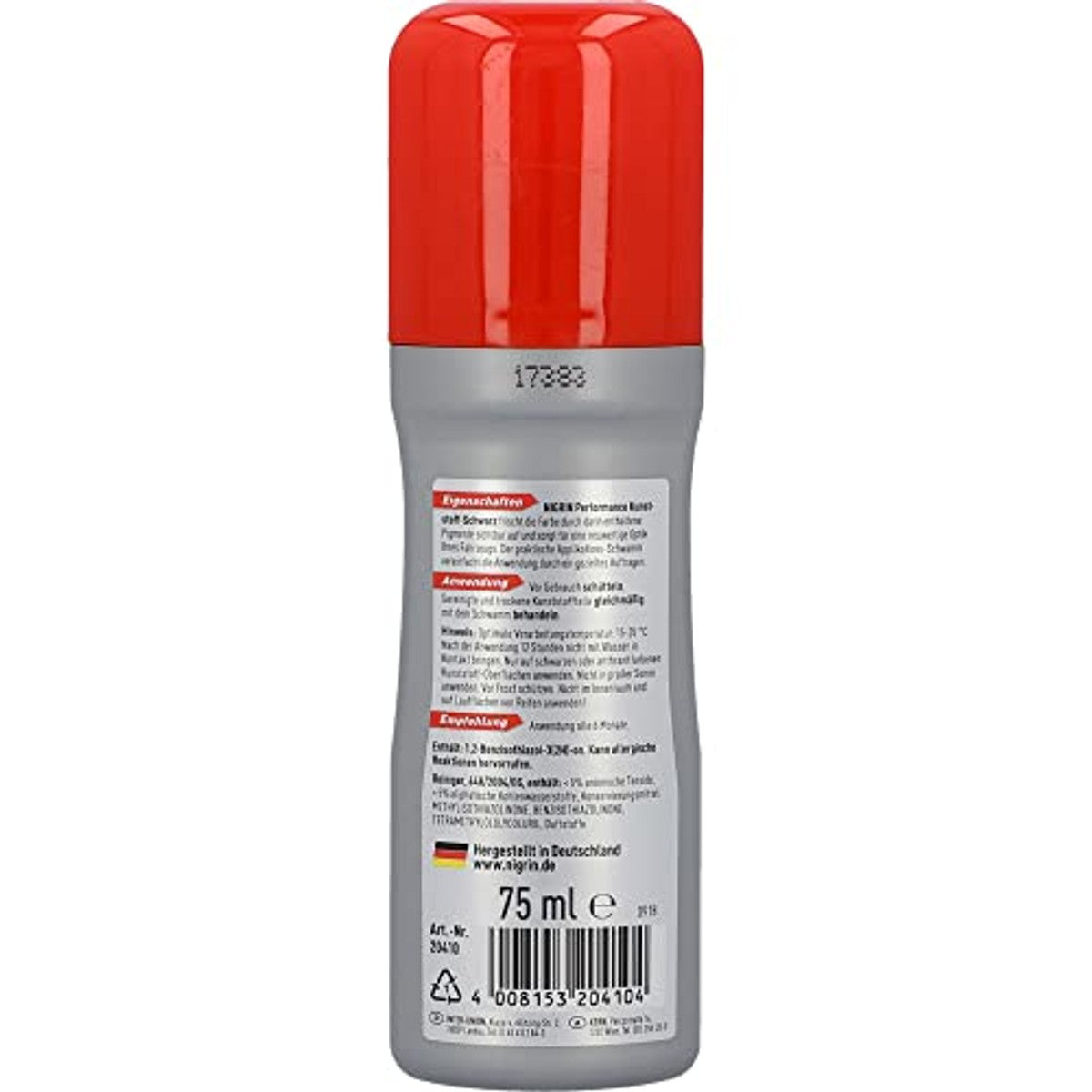 NIGRIN Performance Kunststof zwart 6 x 75 ml - Voordeelverpakking