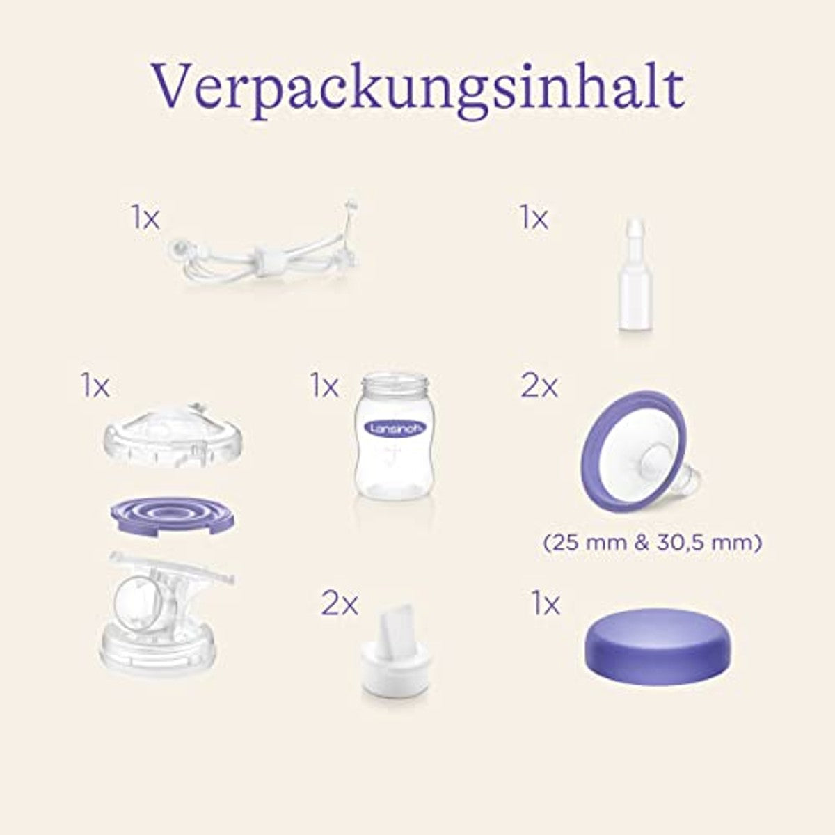 Lansinoh Pompset Reserveonderdelen voor Elektrische Borstkolf - 3-pack