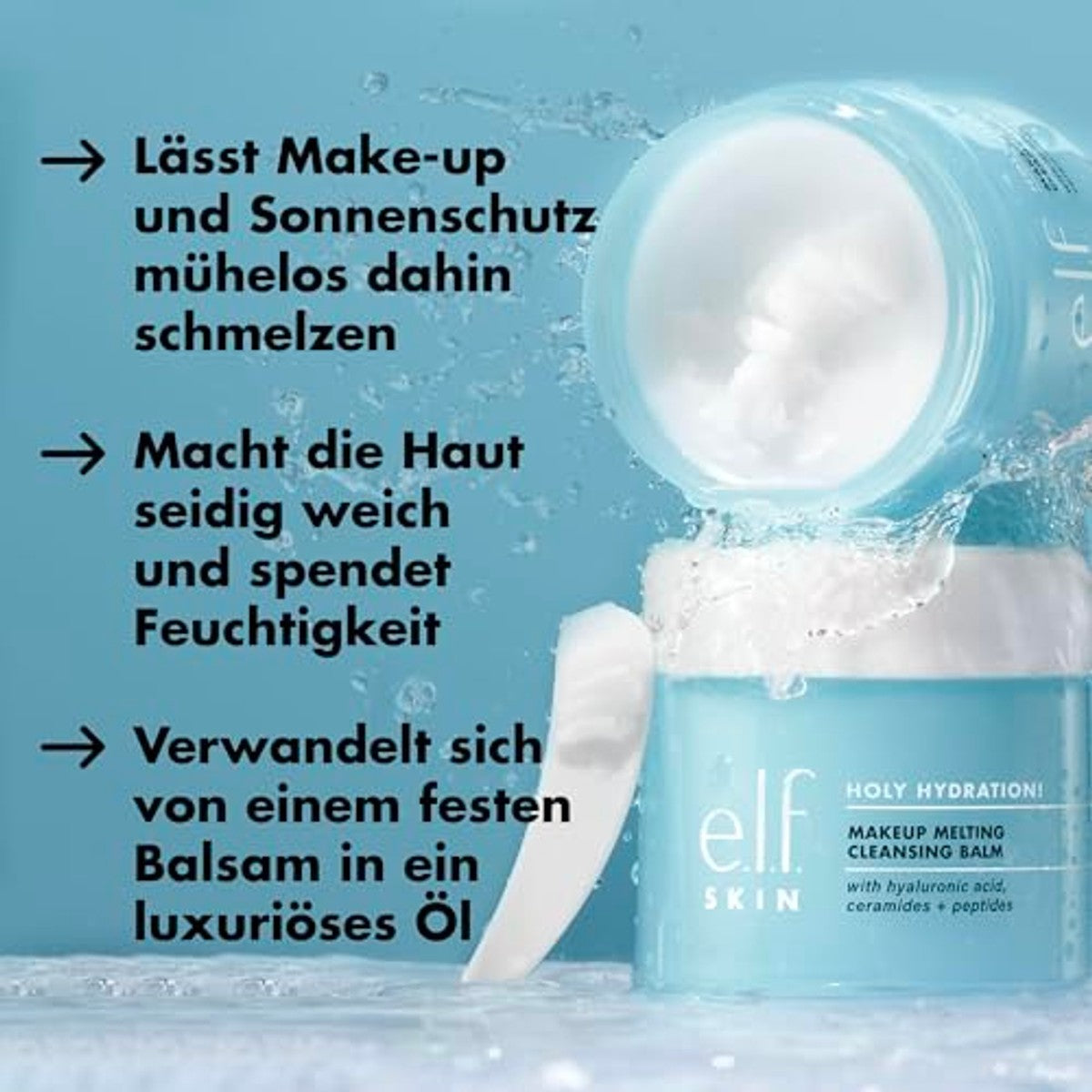 e.l.f. SKIN Holy Hydration! Reinigingsbalsem 56,5 g - 3 stuks