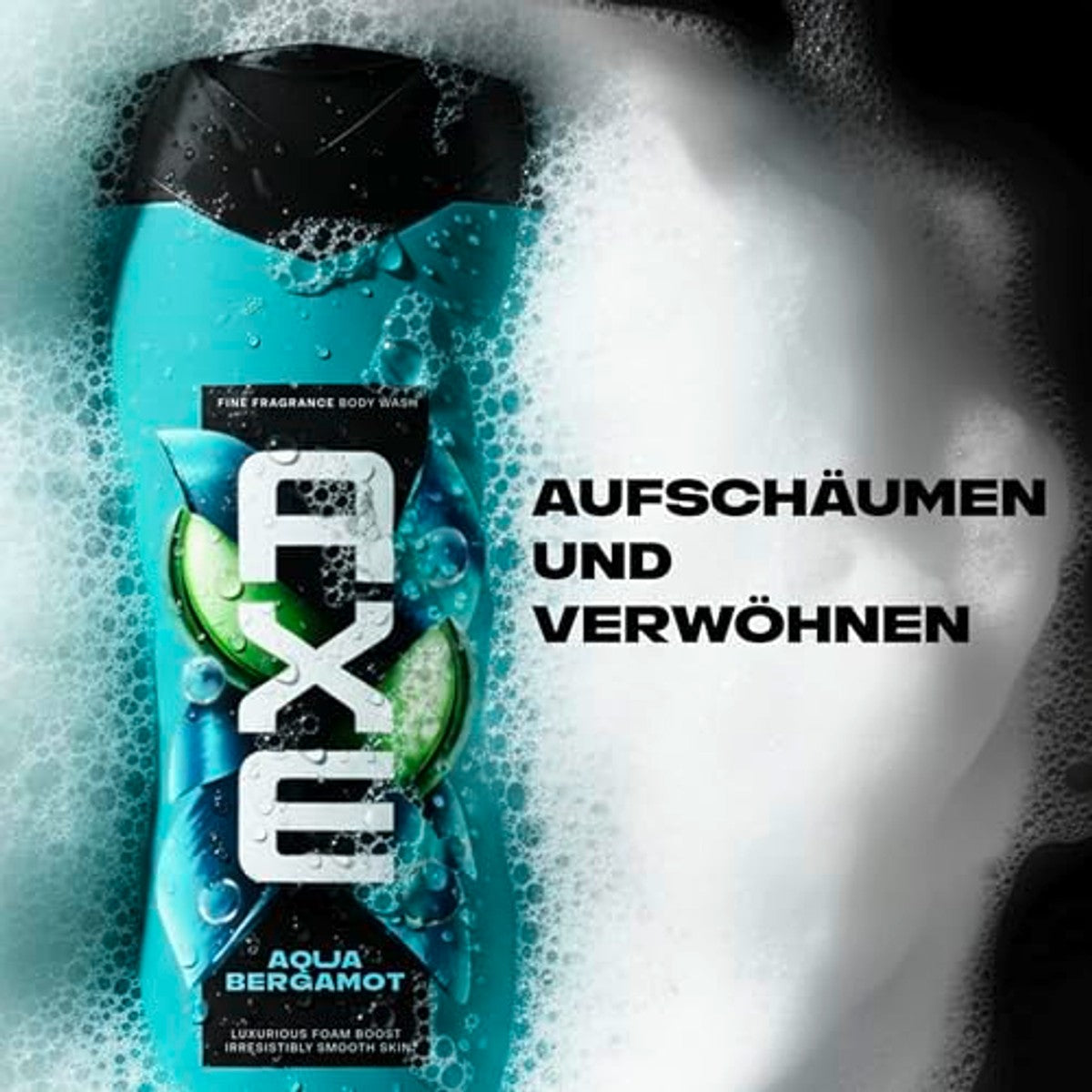 Axe Fine Fragrance Aqua Bergamot douchegel 3 x 225 ml - Voordeelverpakking