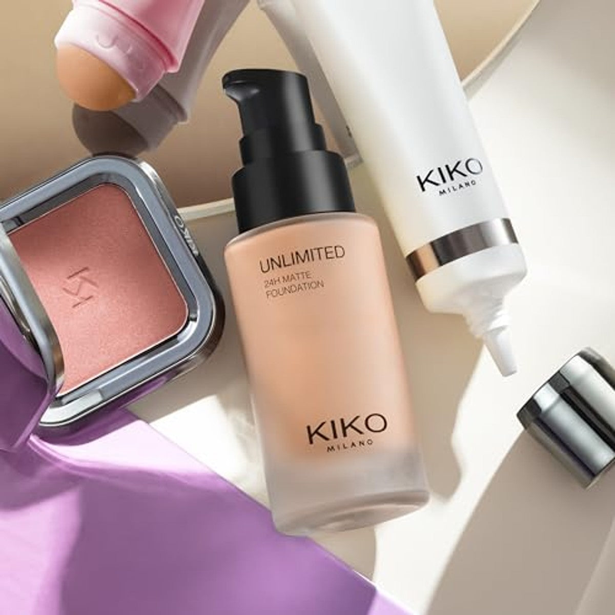 Kiko Milano Unlimited 24H Matte Foundation 6 NG - 3-pack