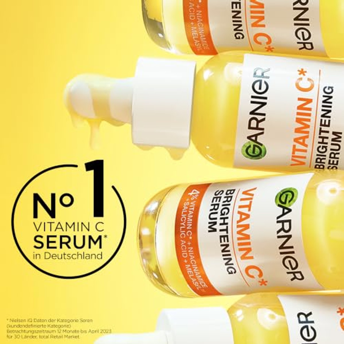 Garnier SkinActive Vitamine C Brightening Serum 6 x 30 ml - Voordeelverpakking