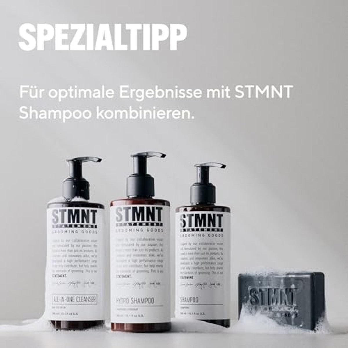 STMNT Conditioner met Actieve Kool en Menthol 275 ml - 3-pack