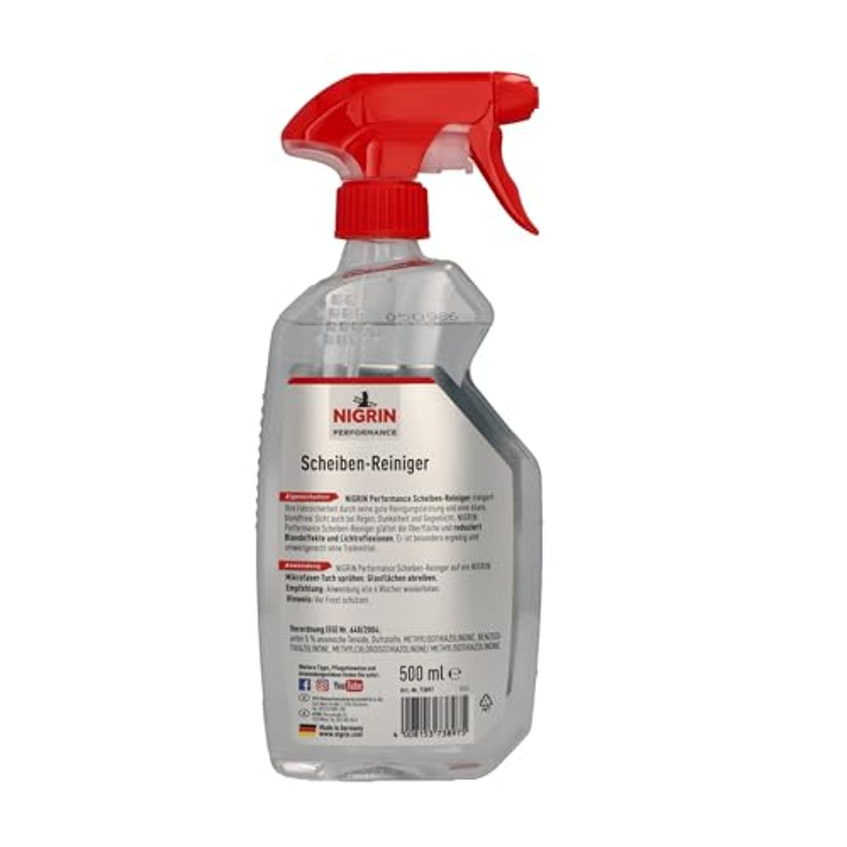 NIGRIN Ruitenreiniger kleurloos 3 x 500 ml - Voordeelverpakking