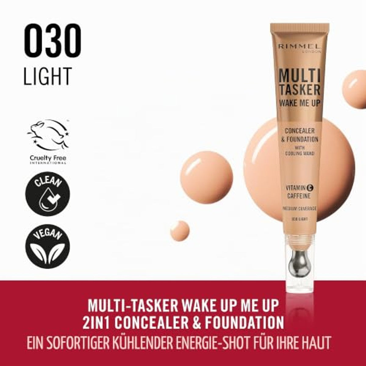 Rimmel London Multi-Tasker Wake Me Up 030 Light 20 ml - 3 stuks