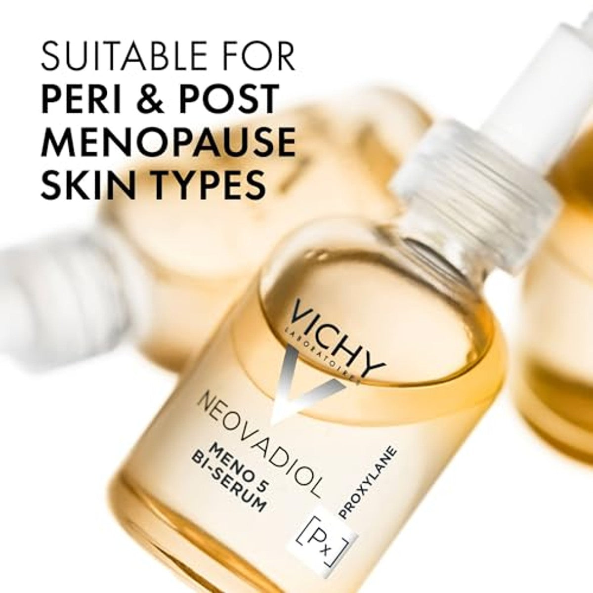 Vichy Neovadiol Meno 5 BI-Serum voor Gezicht, Hals en Decolleté, 30 ml - 3-pack