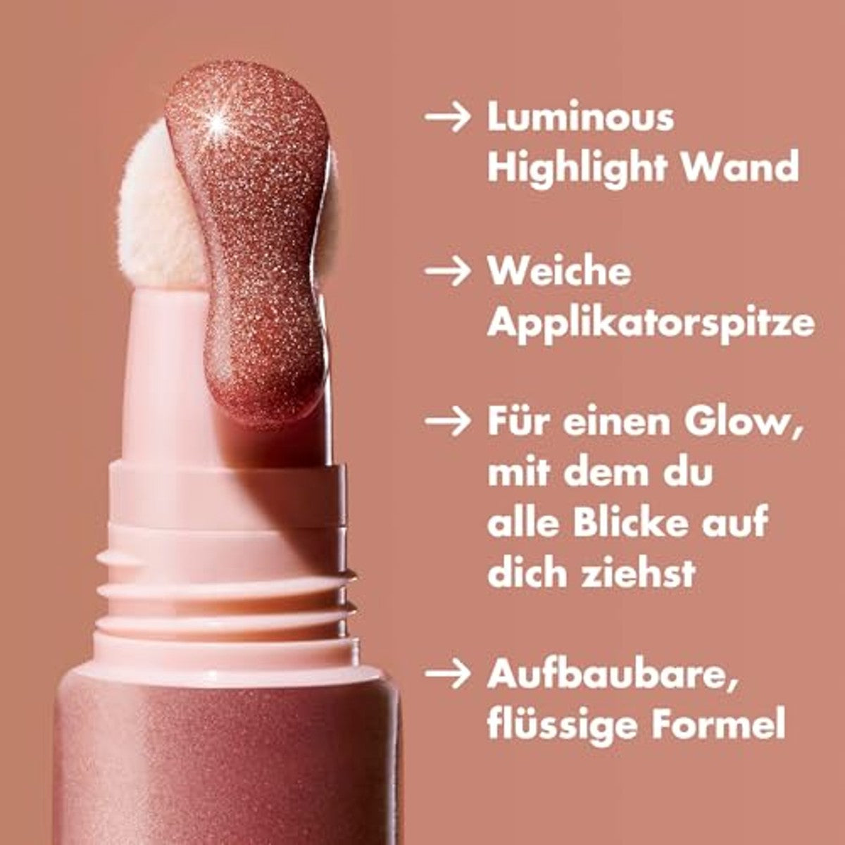 e.l.f. Halo Glow Highlight Beauty Wand Champagne Campagne 6 stuks