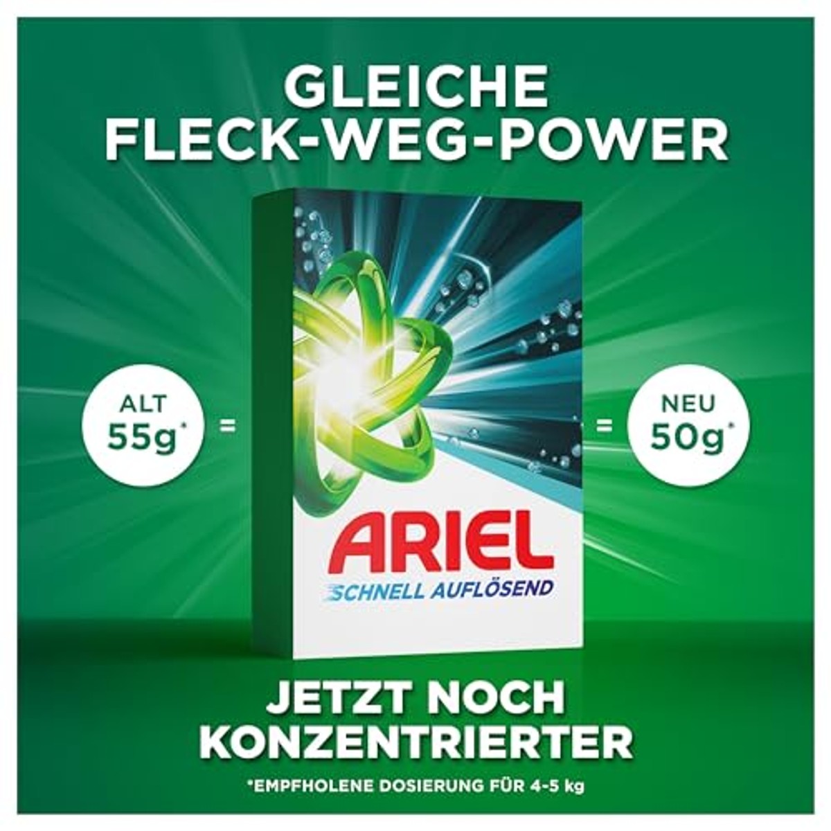 Ariel Universal waspoeder Touch of Lenor Unstoppables 6 x 72 wasbeurten - Voordeelverpakking