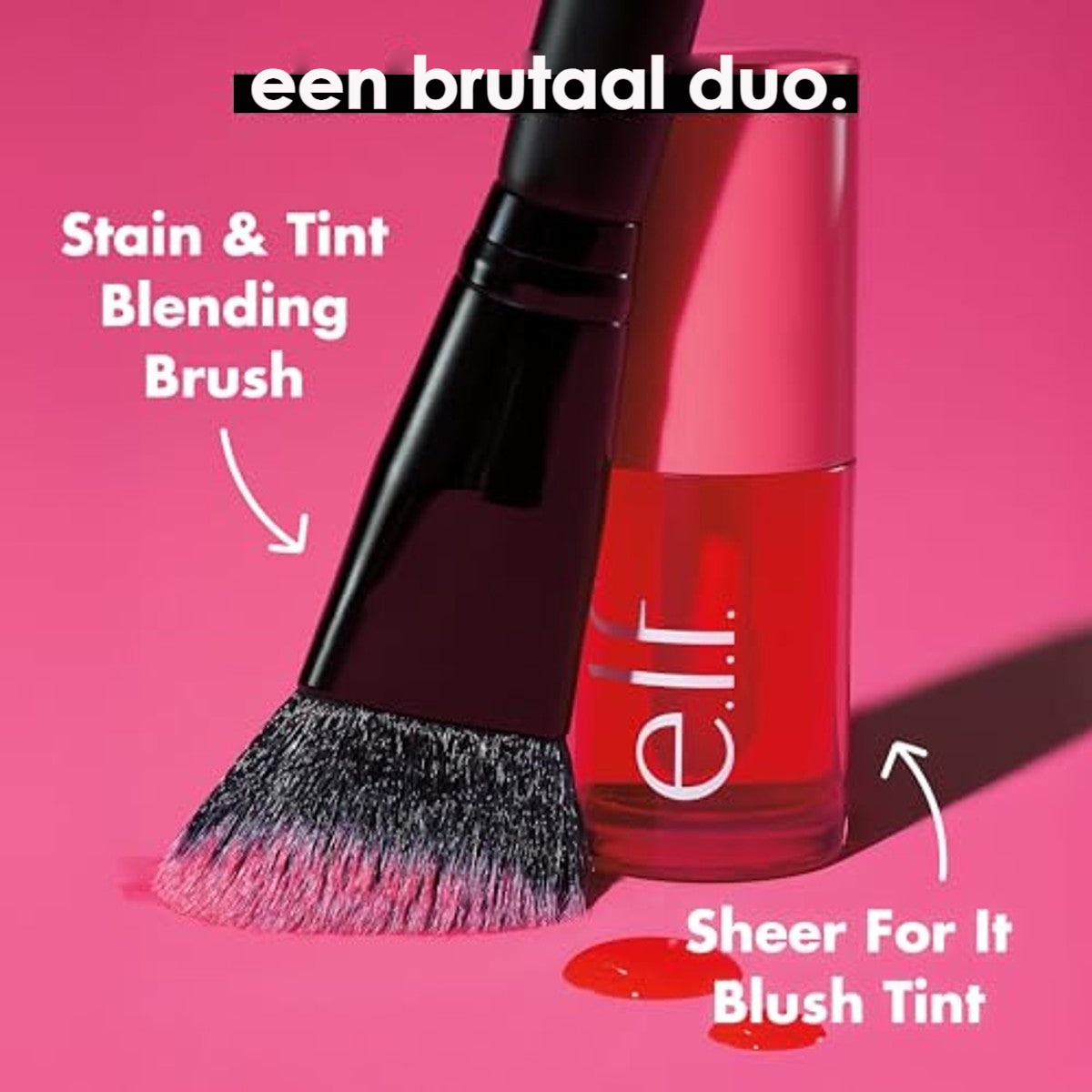 e.l.f. Sheer For It Blush Tint - Left On Red - 3 stuks – foto 6