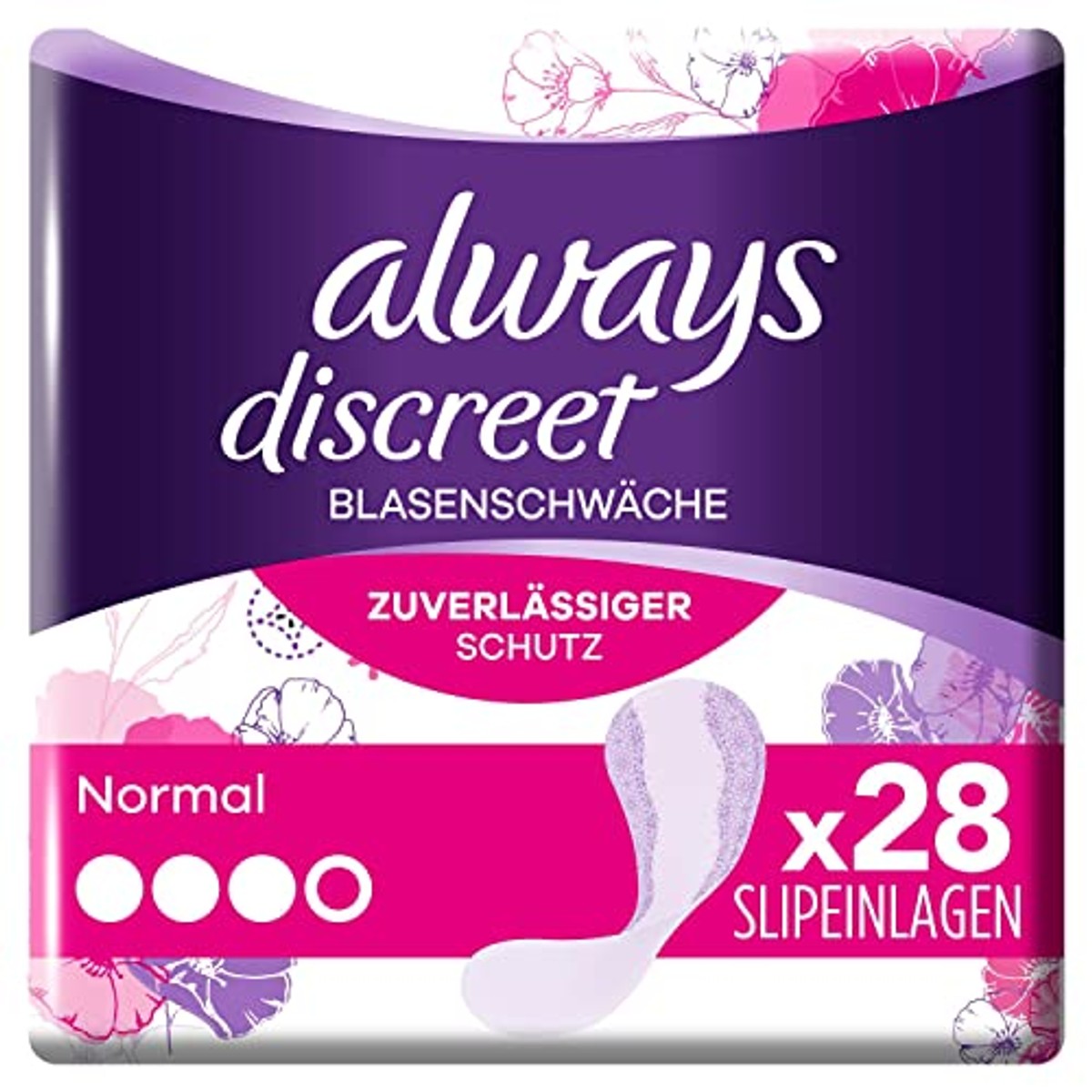 Always Discreet Long Plus & Normal – 24 en 28 maandverbanden - 6-pack