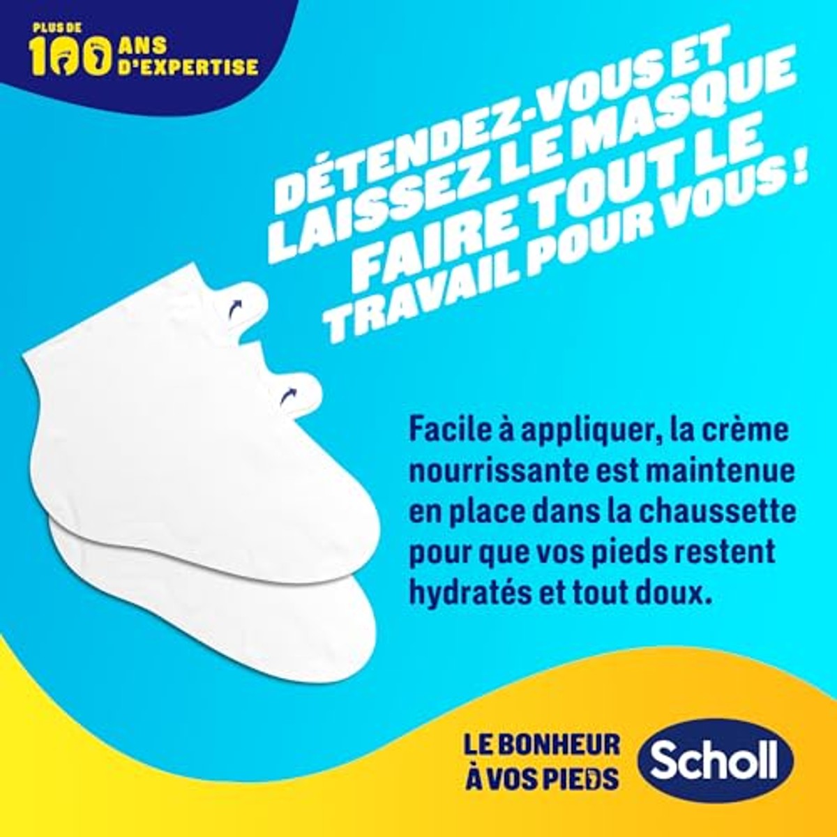Dr. Scholl's Voetmasker Amandel & Honing 1 paar - 6-pack