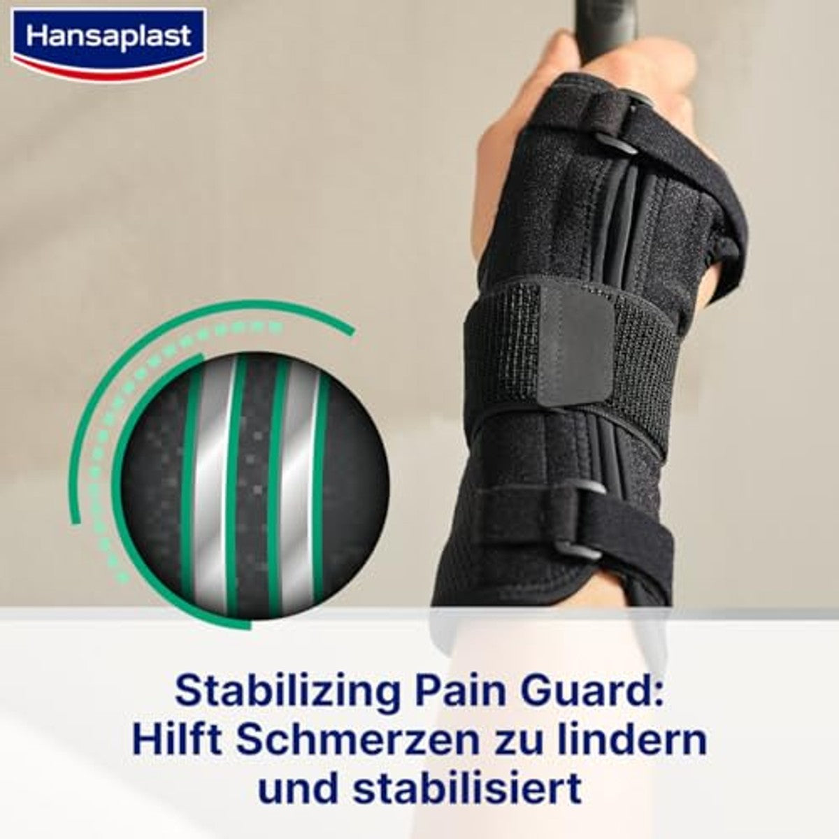 Hansaplast Beschermende stabiliserende polsband 1 x - 6-pack