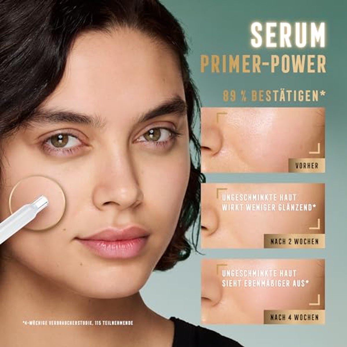 Max Factor Miracle Pure Matte Drops Serum Primer, hydraterende primer met innovatieve formule, met niacinamide en Cica voor een langdurige gelijkmatige, matte teint, 30 ml – Max Factor