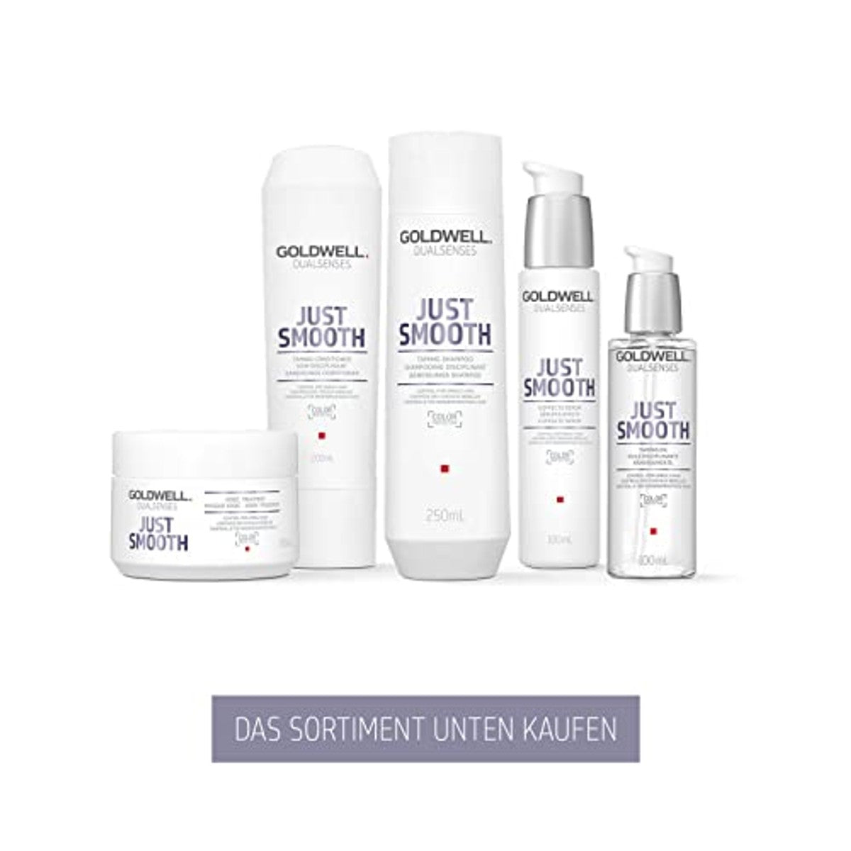 Goldwell Dualsenses Just Smooth 6 Effecten Serum voor weerbarstig en rusteloos haar, 100 ml