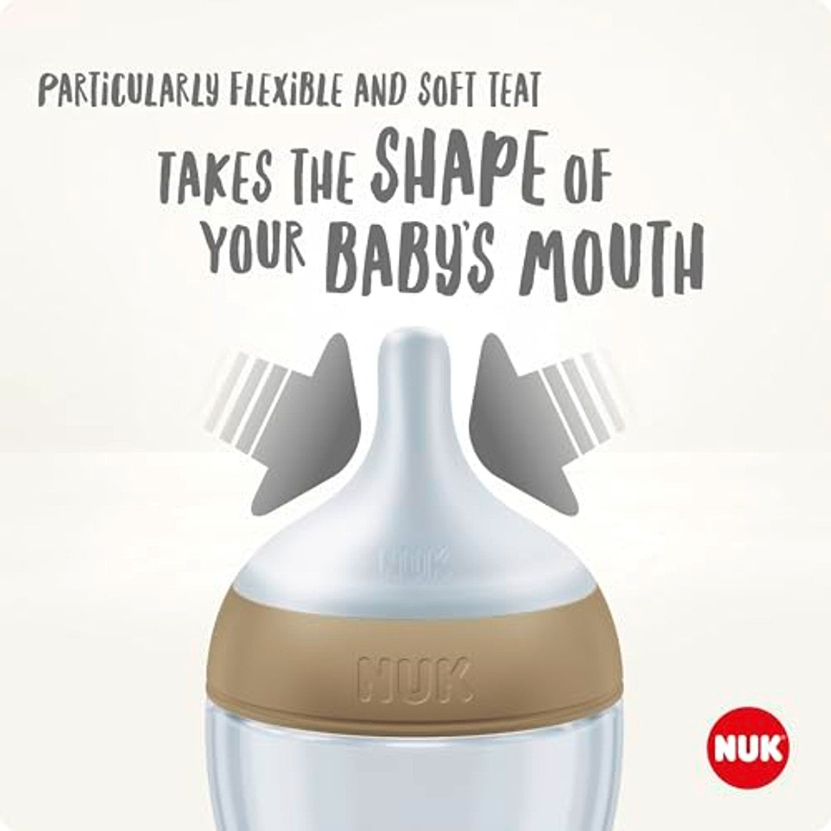 NUK Perfect Match Babyfles Regenboog 6 x 150 ml - Voordeelverpakking