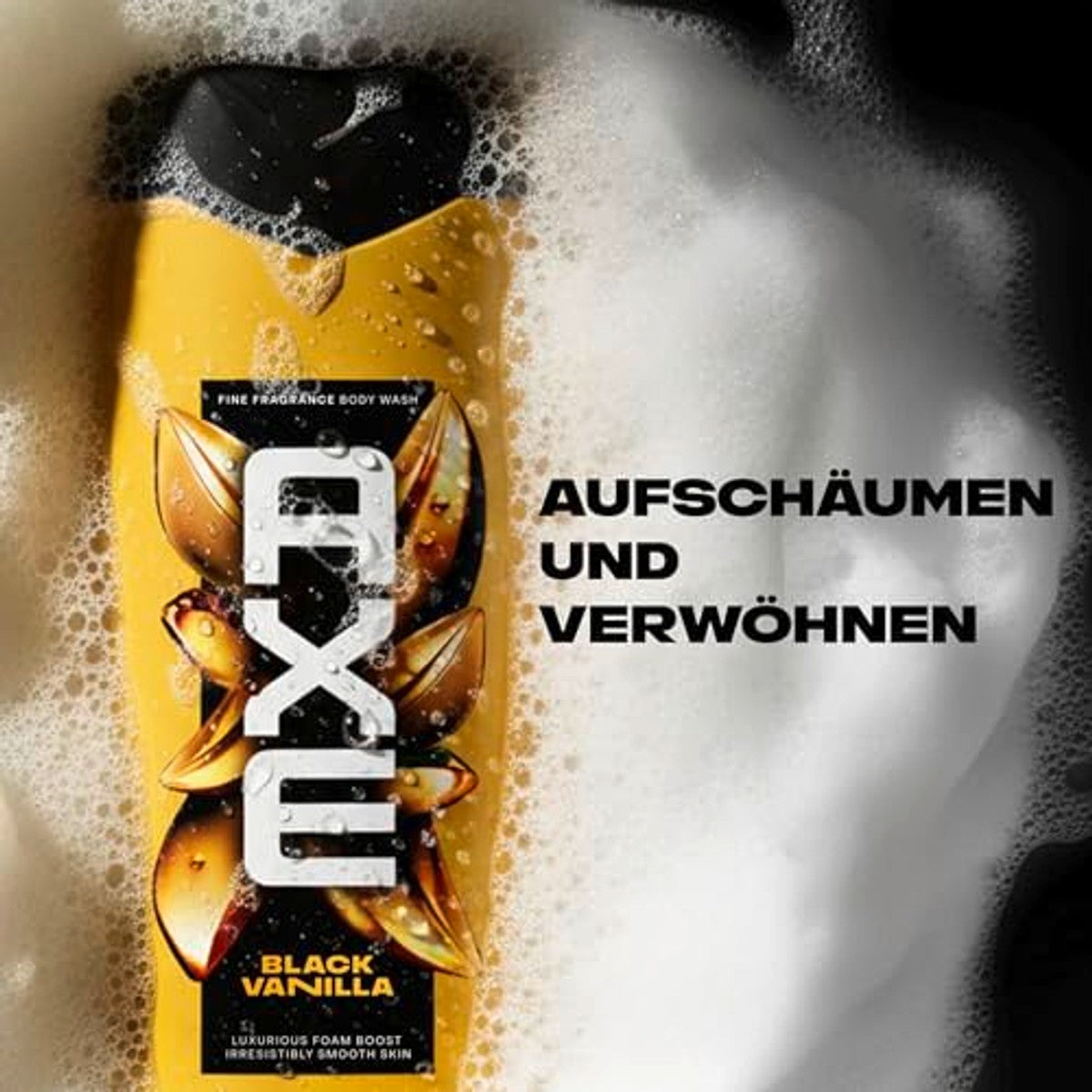 Axe Fine Fragrance douchegel Black Vanilla 3 x 225 ml - Voordeelverpakking