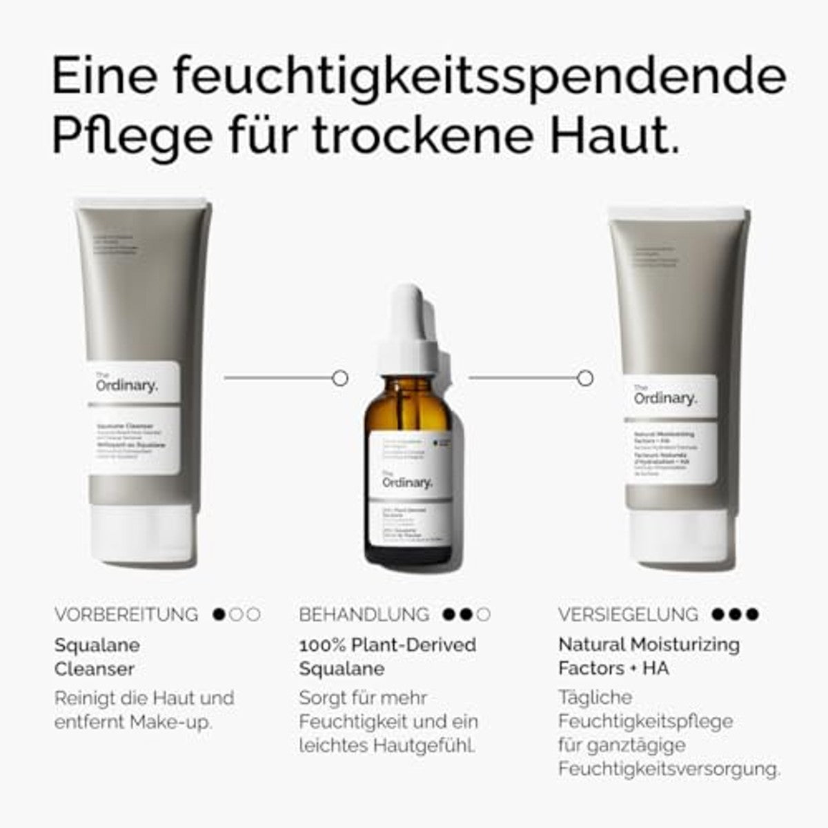 The Ordinary Squalaan 100% Plantaardig 30 ml - 3-pack