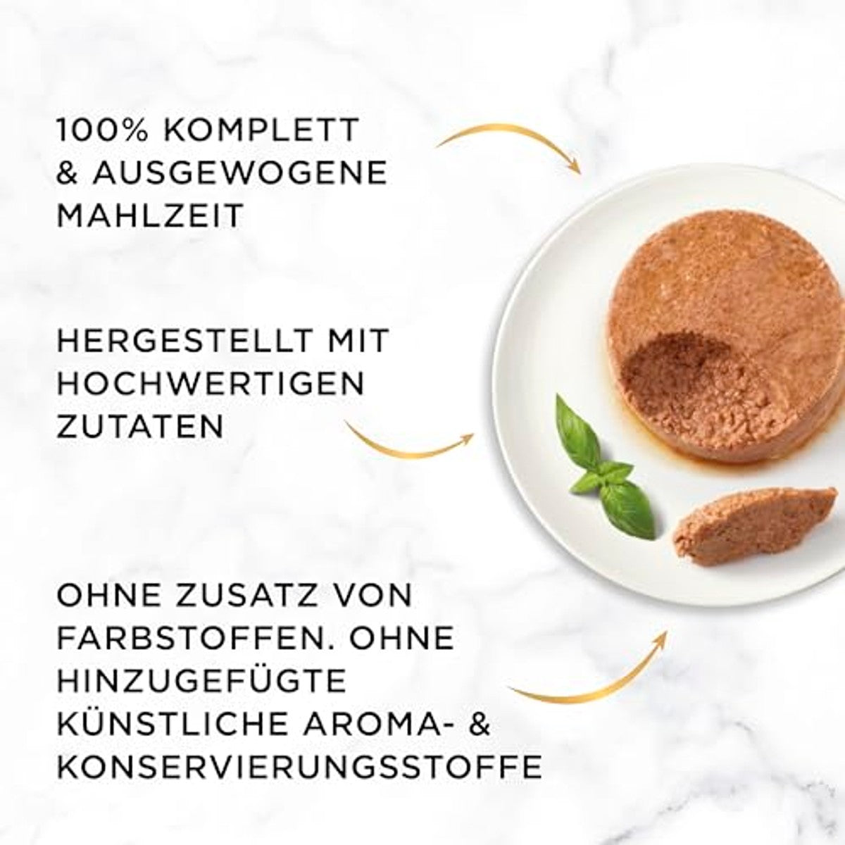 Gourmet Goud natvoer kattenvoer eend en spinazie 12 x 85 g - 6-pack