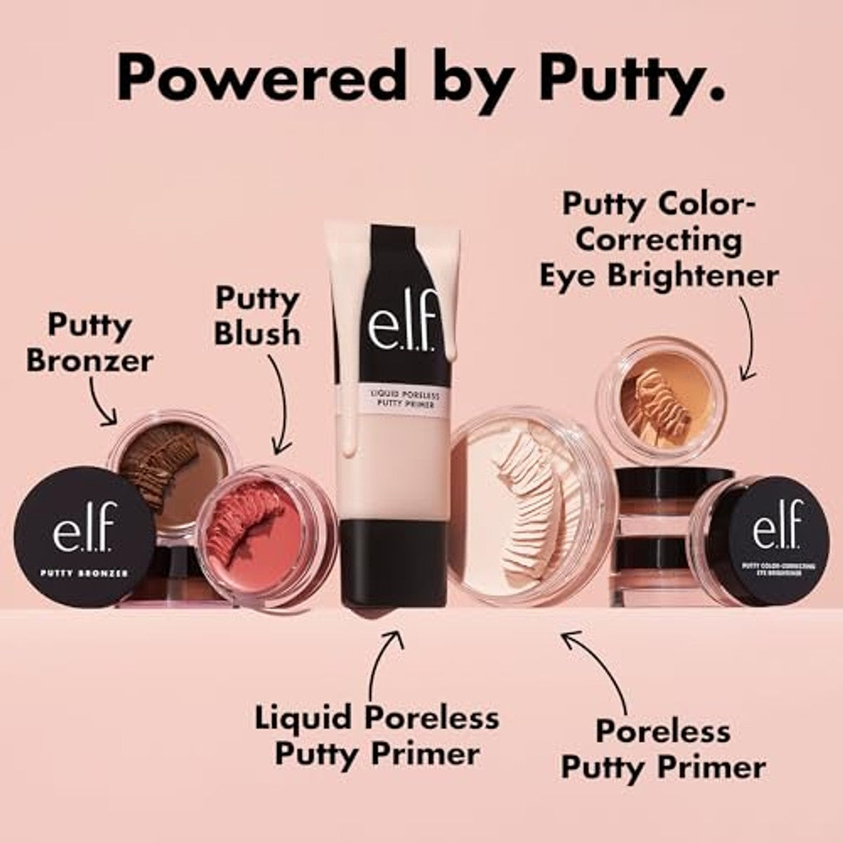 Vloeibare poriënloze primer | Lichte gezichtsprimer voor langdurige make-up, creëert een gladde teint, veganistisch en dierproefvrij – e.l.f.