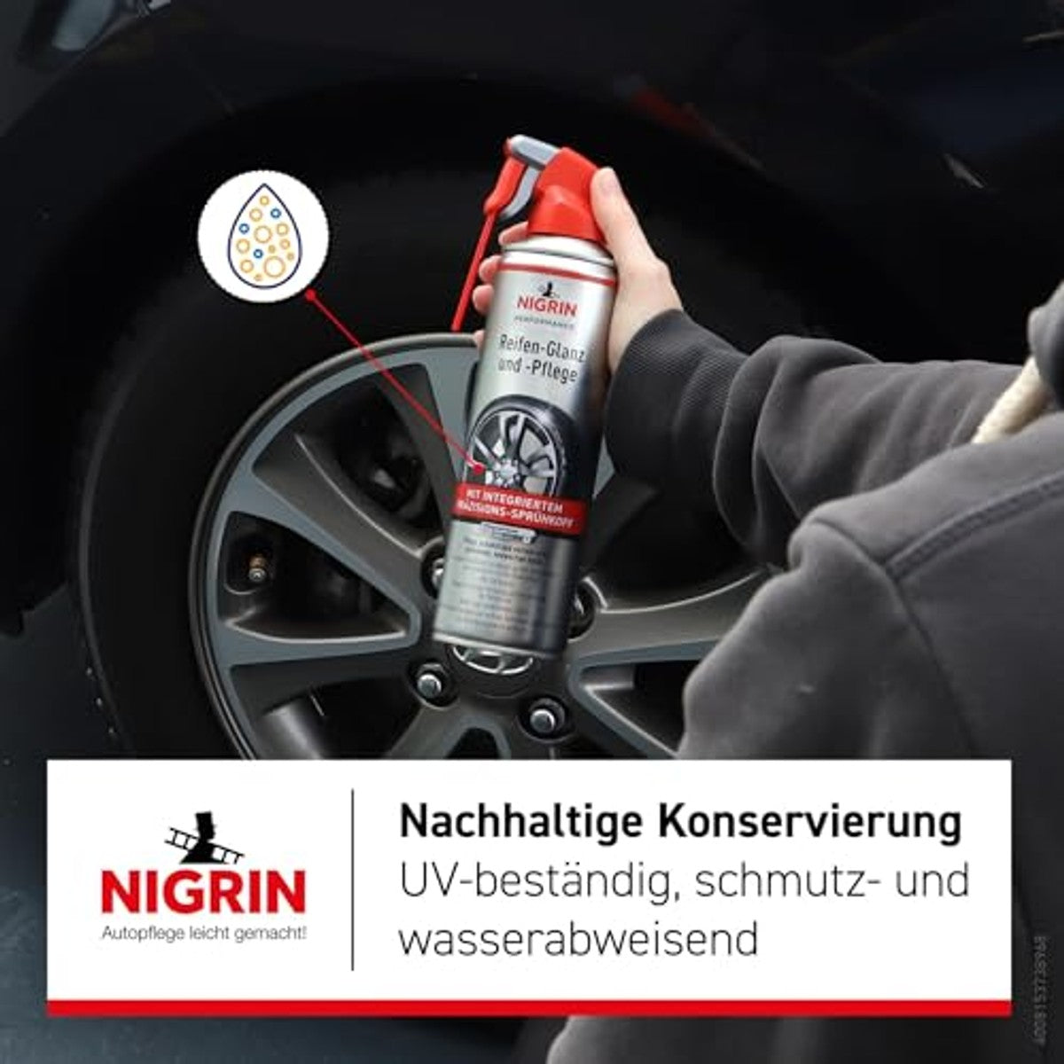 NIGRIN Performance Bandenglans & Verzorging 500 ml – NIGRIN