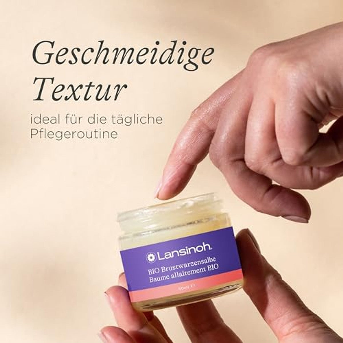 Lansinoh Organische Tepelbalsem 60 ml - 3-pack