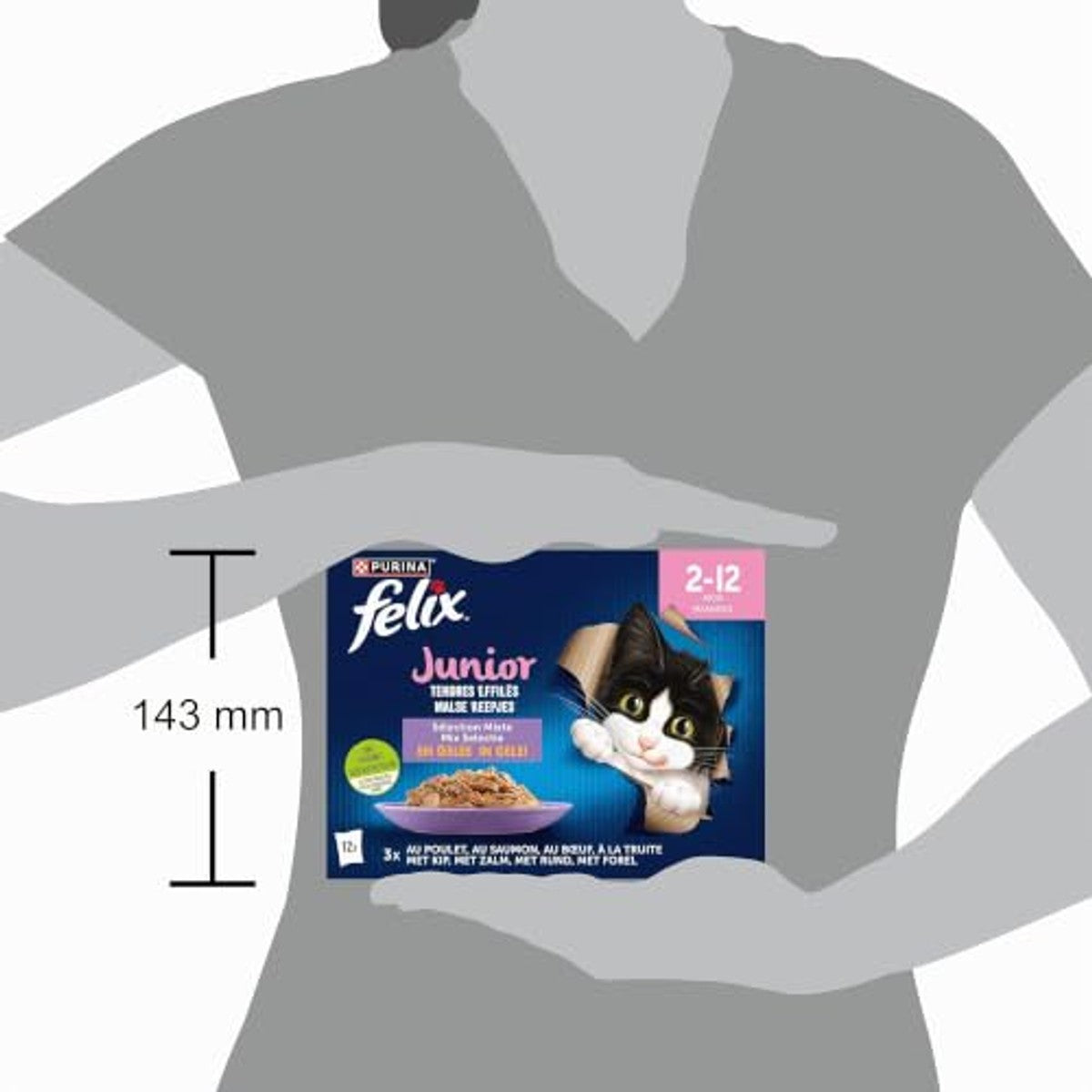 Purina Felix Junior kattenvoer in gelei gemengde selectie 12 x 85 g – foto 6