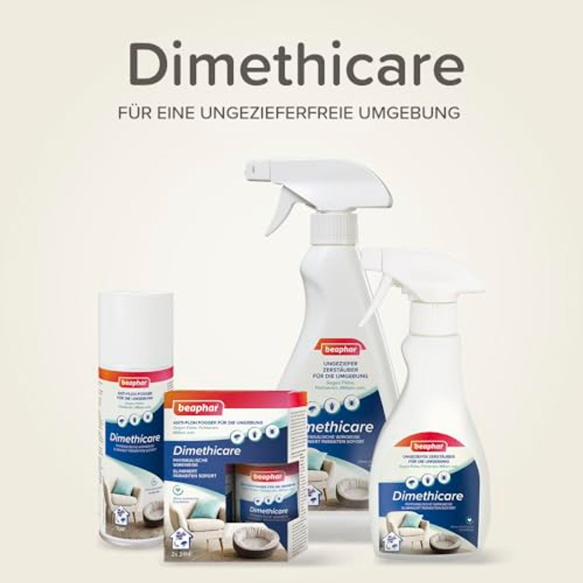 Beaphar Dimethicare mini-vernevelaar tegen ongedierte, 2 x 75 ml - 6-pack – foto 6