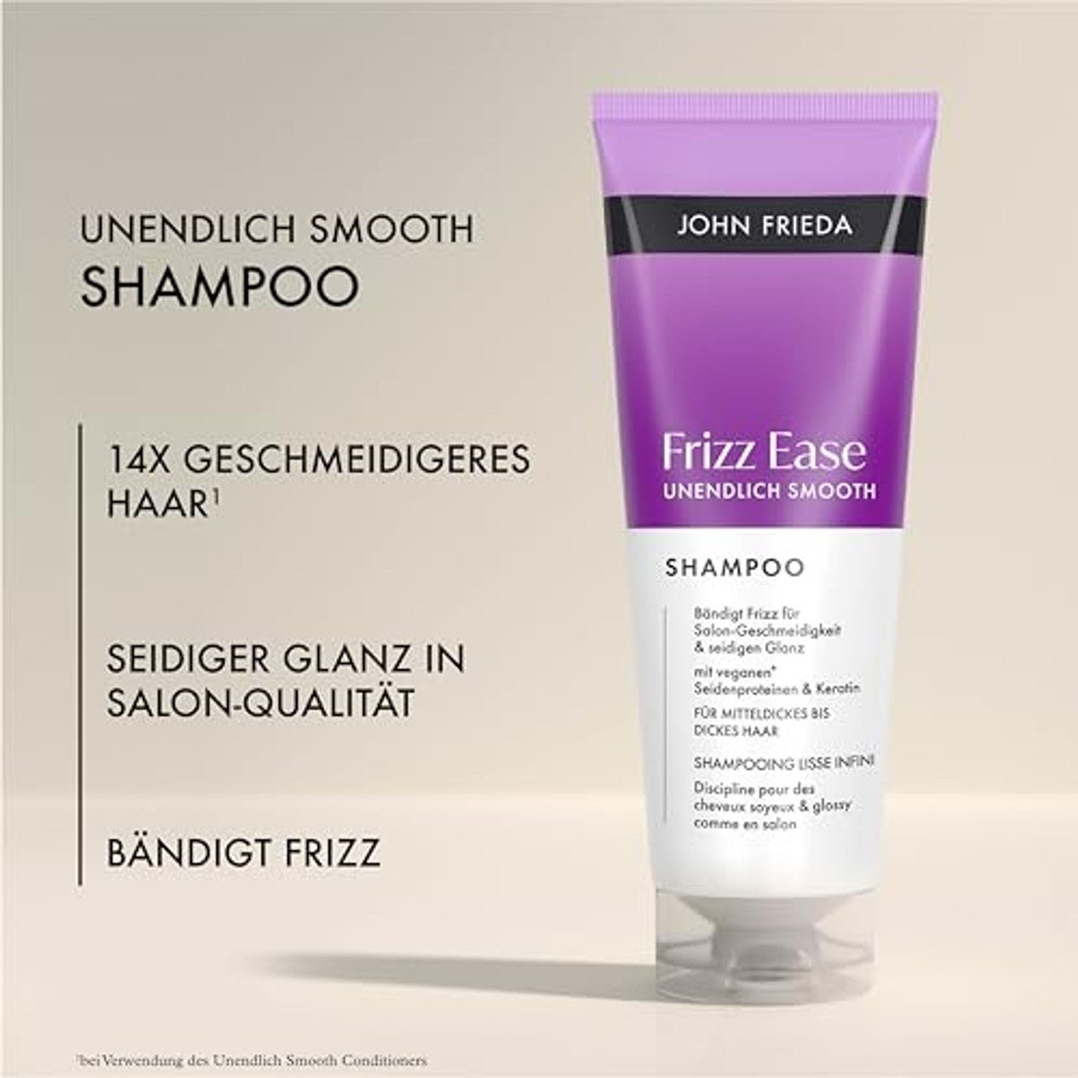John Frieda Frizz Ease Infinite Smooth Shampoo voor Pluizig Haar 250 ml door John Frieda nu bij Huishoudvoordeel