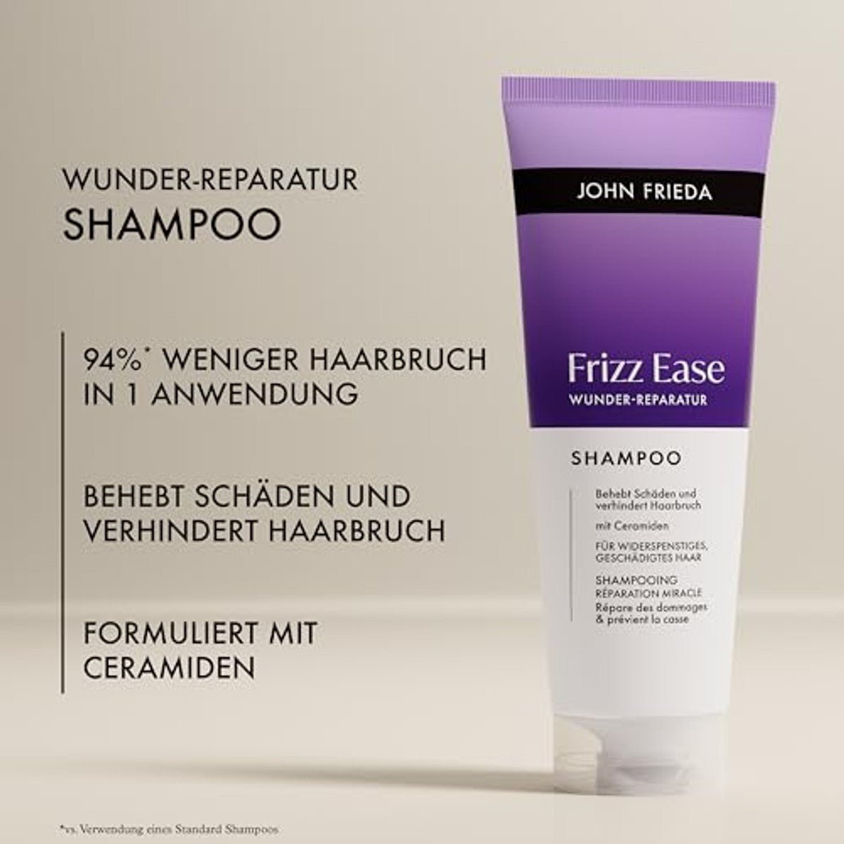 John Frieda Frizz Ease Miraculous Recovery Herstellende Shampoo 250 ml door John Frieda nu bij Huishoudvoordeel