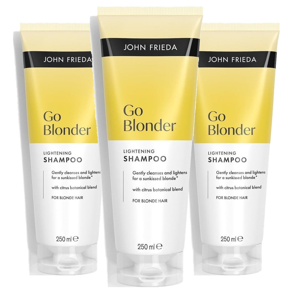 John Frieda Go Blonder Lightening Shampoo 250 Milliliters - 3-pack