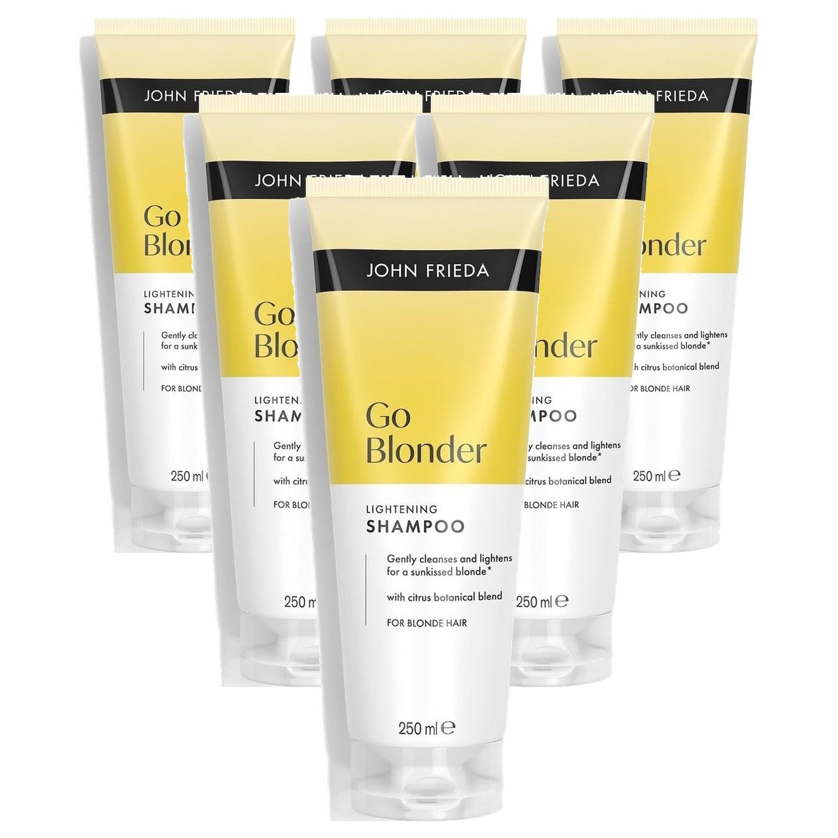 John Frieda Go Blonder Lightening Shampoo 250 Milliliters - 6-pack