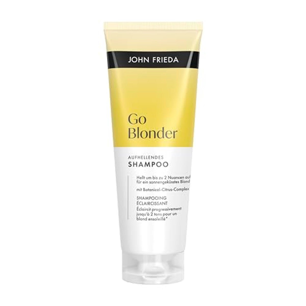 John Frieda Go Blonder Lightening Shampoo voor Natuurlijk en Gekleurd Blond Haar 250 ml door John Frieda nu bij Huishoudvoordeel