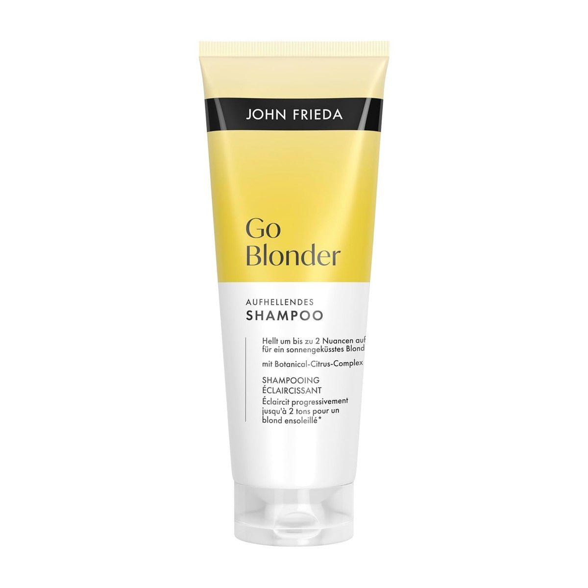 John Frieda Go Blonder Lightening Shampoo voor Natuurlijk en Gekleurd Blond Haar 250 ml door John Frieda nu bij Huishoudvoordeel