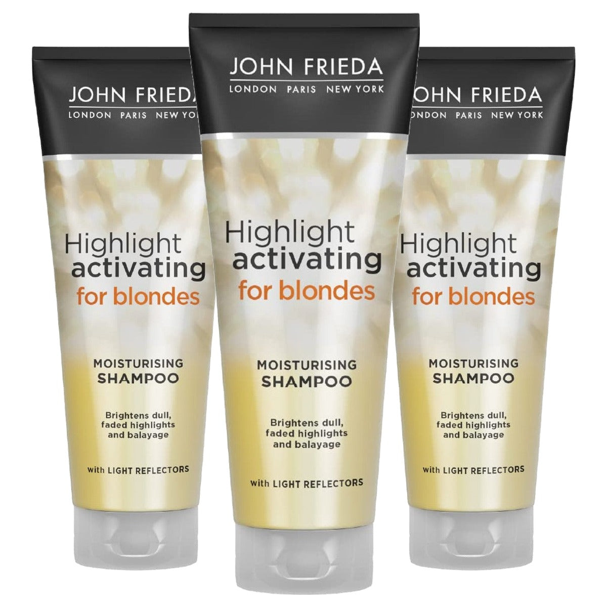 John Frieda Sheer Blonde Highlight Shampoo 250 ml - 3 stuks