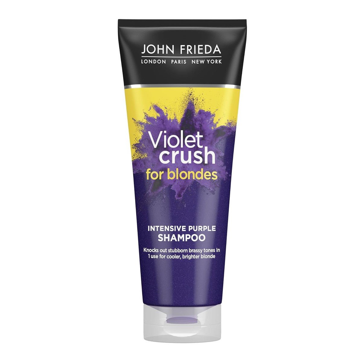 John Frieda Violet Crush Intense Purple Shampoo voor Koeler Blond Haar 250 ml door John Frieda nu bij Huishoudvoordeel