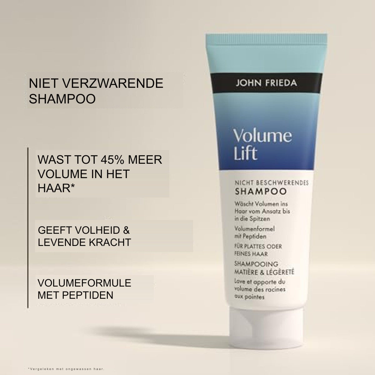 John Frieda Volume Lift Lightweight Shampoo met Peptiden voor Fijn Haar 250 ml