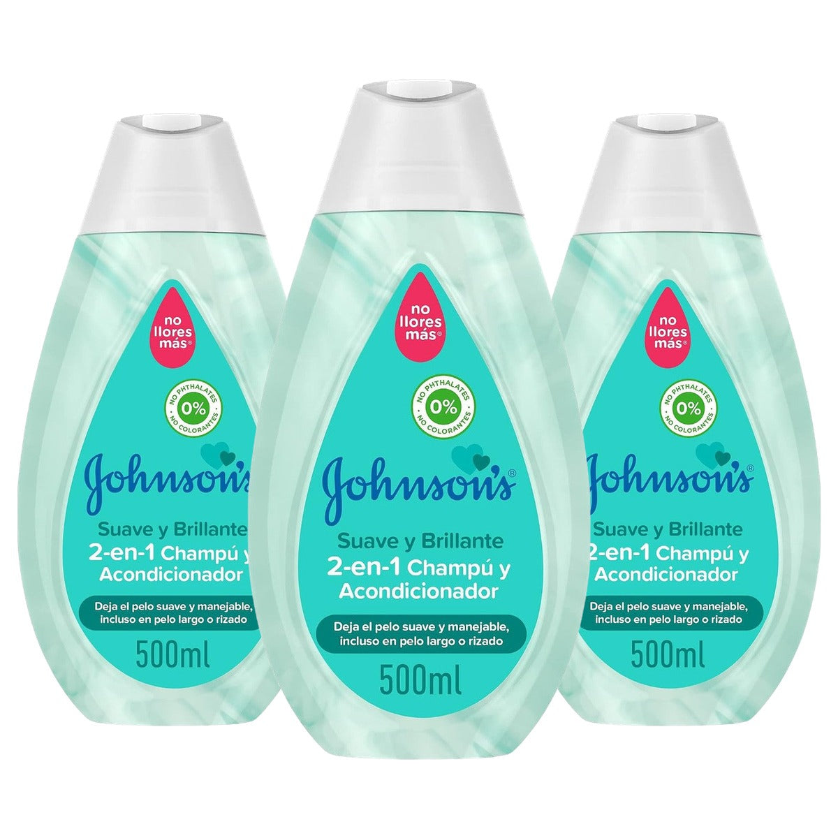 Johnson's Baby 2-in-1 kindershampoo & conditioner 3 x 500 ml - Voordeelverpakking