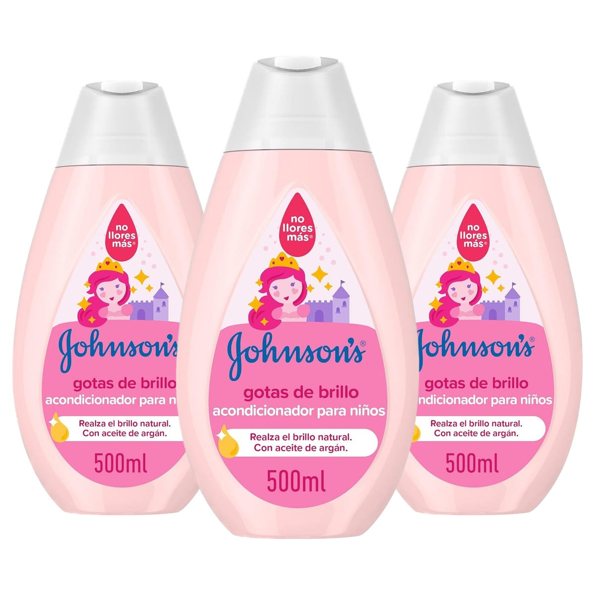 Johnson's Baby Glansdruppels conditioner 3 x 500 ml - Voordeelverpakking