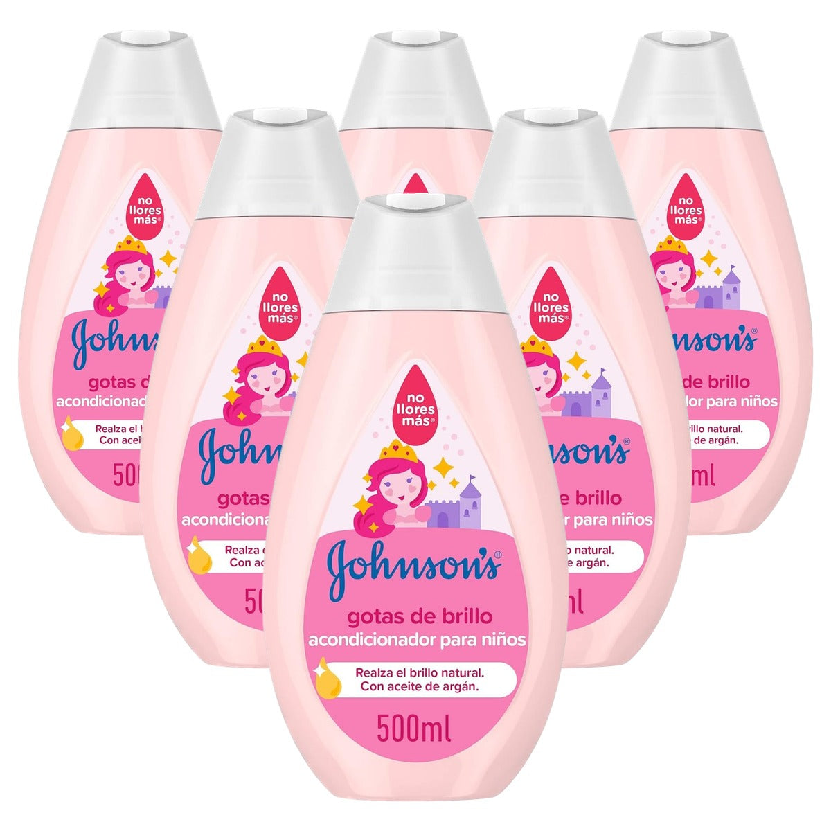 Johnson's Baby Glansdruppels conditioner 6 x 500 ml - Voordeelverpakking