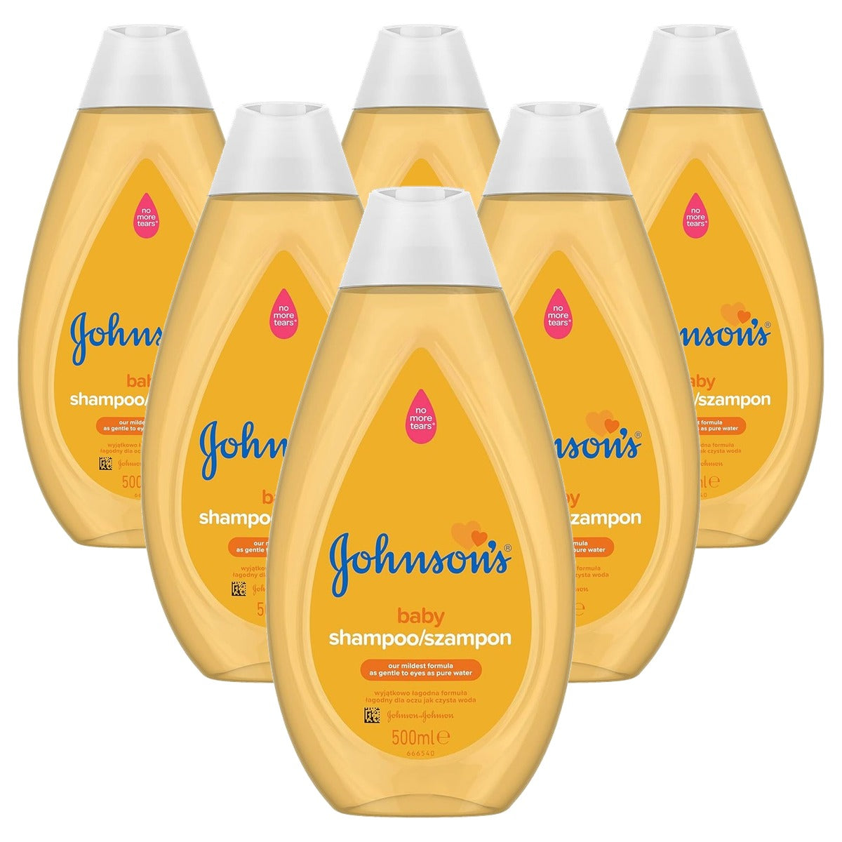 Johnson's Baby Gold Shampoo 6 x 500 ml - Voordeelverpakking