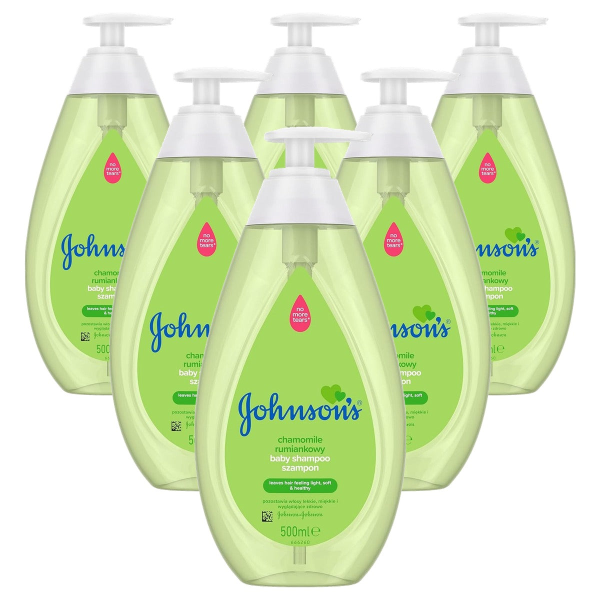 Johnson's Baby Kamille Shampoo 6 x 500 ml - Voordeelverpakking