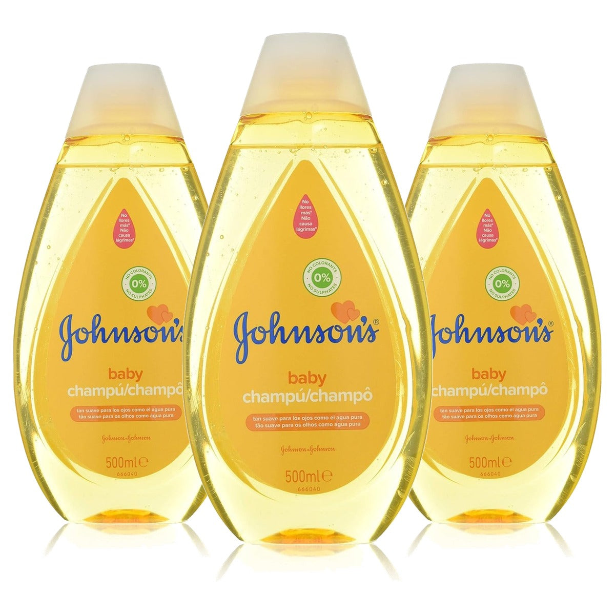 Johnson's Baby Shampoo - 3 x 500 ml - Voordeelverpakking