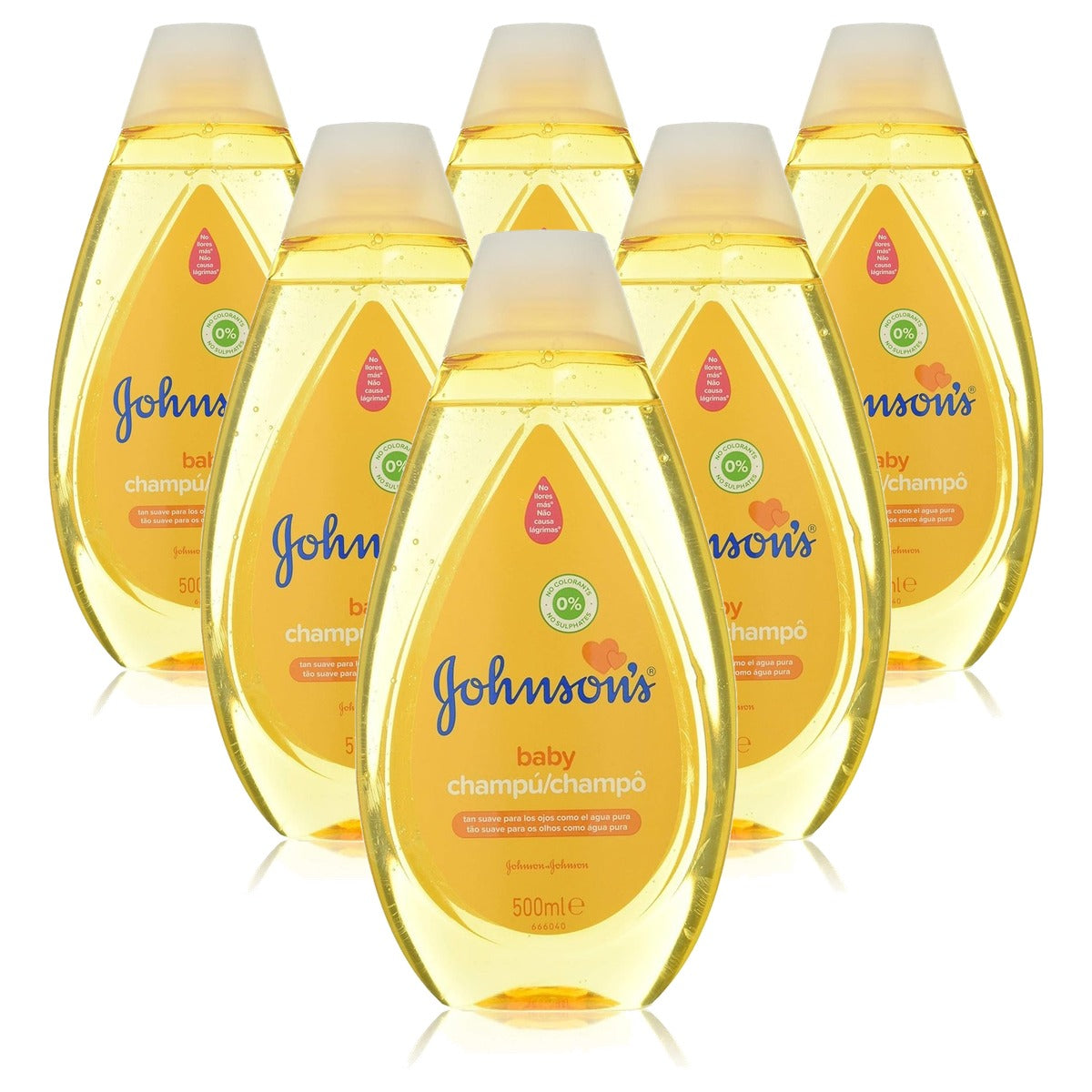 Johnson's Baby Shampoo - 6 x 500 ml - Voordeelverpakking